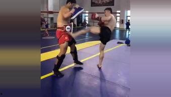 女孩散打视频,散打赛场绽放青春风采